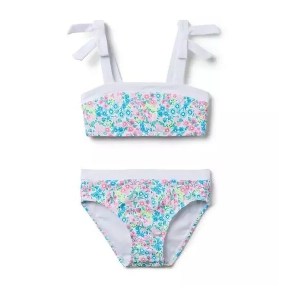 Janie and Jack Recycled Ditsy Floral 2-Piece Swimsuit size 16